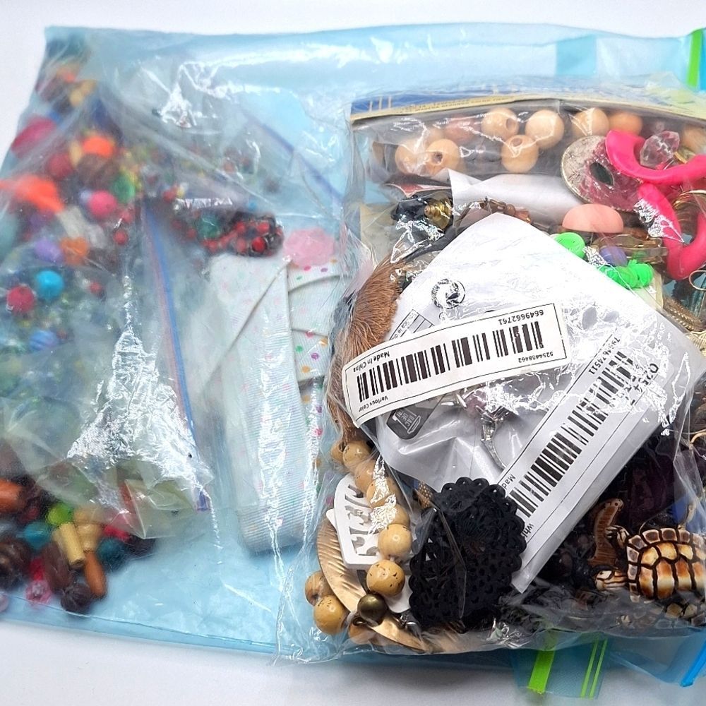 mixed beads jewelry bundle of crafts
